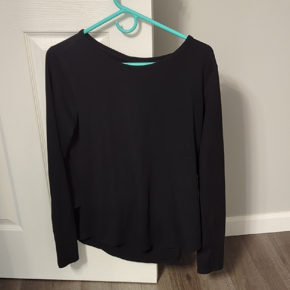 Classic Black Long Sleeve Top